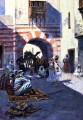 street scene in arabia 1908 Charles Marion Russell